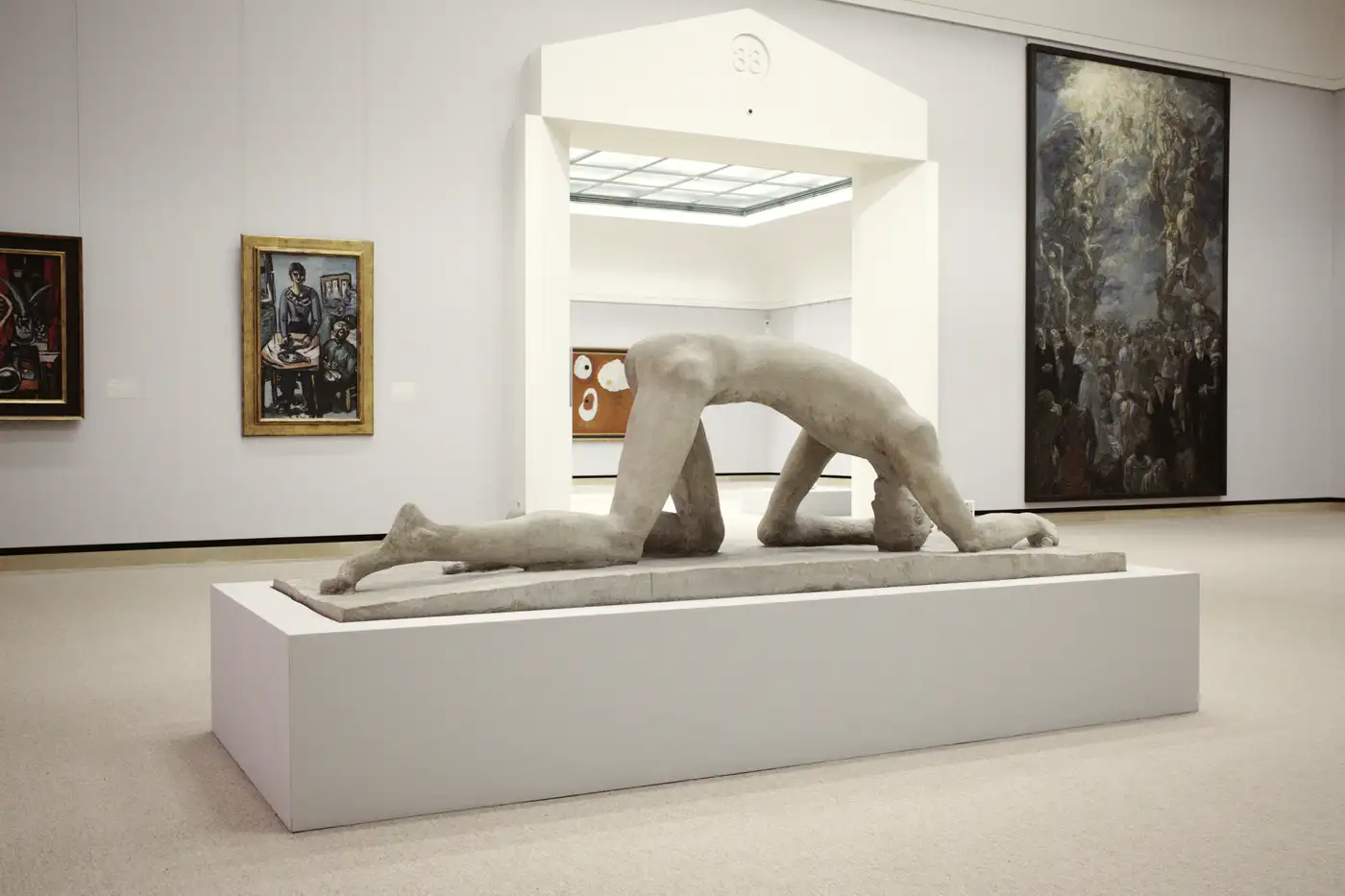 Lehmbruck: Der Gestürzte (1915, Steinguss)