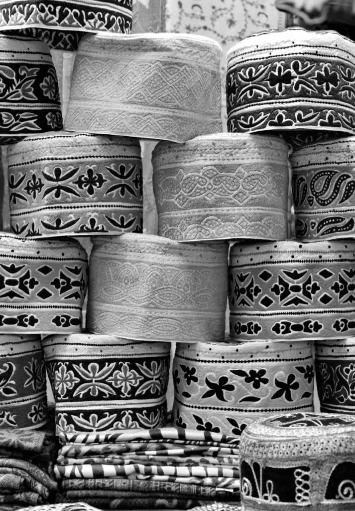 Die traditionellen Kopfbedeckungen im Oman - Kumma